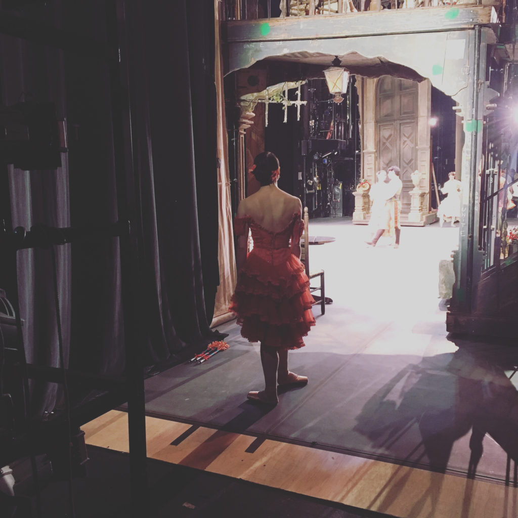 performance anxiety dancers stage preparation nervous system response